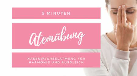 Atemübung Nasenwechselatmung