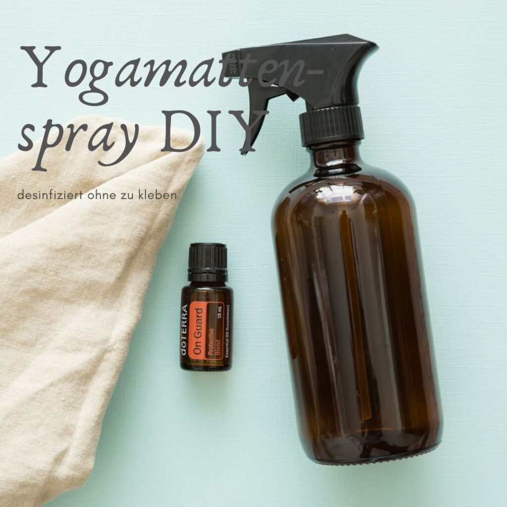Yogamatten spray selbst herstellen